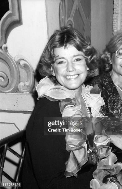 At the St. Regis Hotel, Austrian actress Maria Schell smiles as she attends a benefit dinner and screening of her film 'Voyage of the Damned' , New...