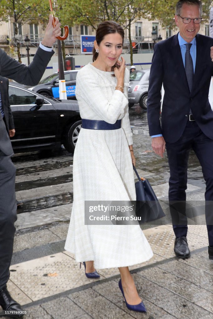 Danish Crown Prince Couple Visit In Paris : Day Two