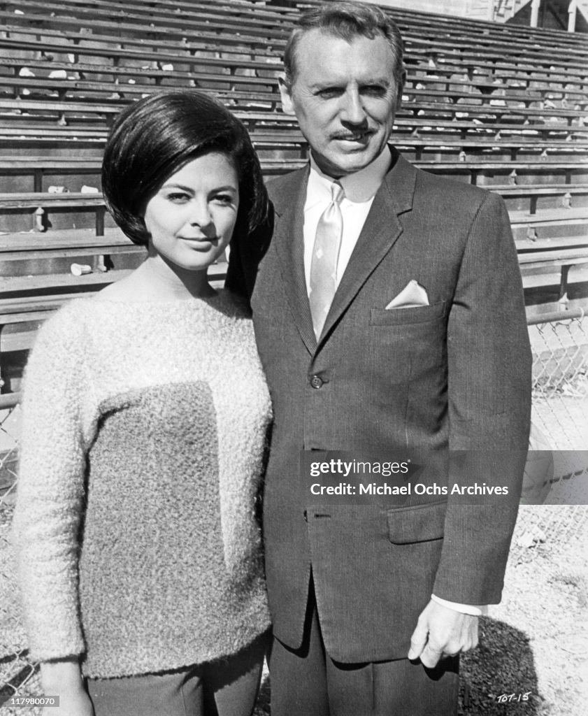Chet Stratton Brenda Benet with Chet Stratton at the racetrack in a scene from the ...