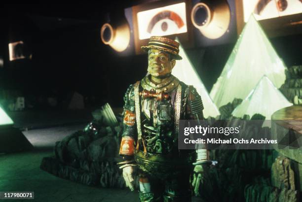 Nipsey Russell plays the Tin Man in a scene from the film 'The Wiz', 1978.