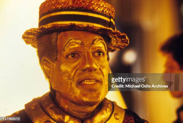 Nipsey Russell plays the Tin Man in a scene from the film 'The Wiz', 1978.