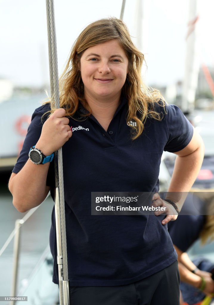 Anna Strang Skipper Anna Strang poses for a photograph prior to the all-female ...