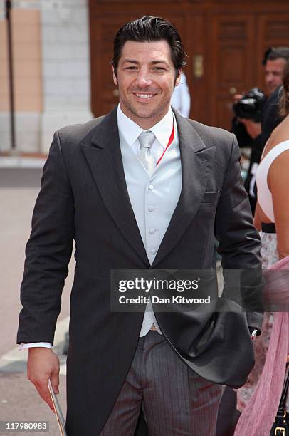 New Zealand All Black Byron Kelleher attends the religious ceremony of the Royal Wedding of Prince Albert II of Monaco to Princess Charlene of Monaco...