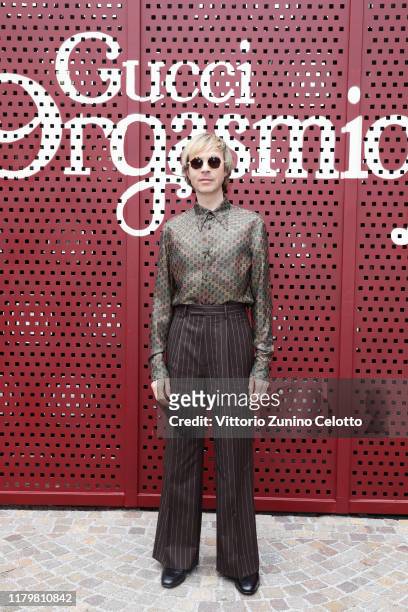 Beck arrives at the Gucci show during Milan Fashion Week Spring/Summer 2020 on September 22, 2019 in Milan, Italy.