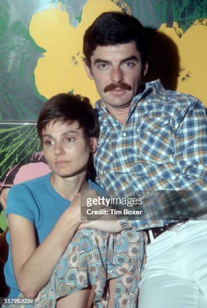 Portrait of married American actors Richard Benjamin and Paula Prentiss as they pose in their East Side home, New York, New York, July 1973.