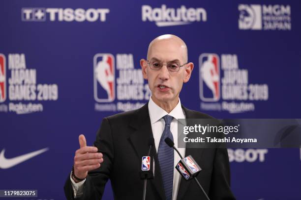 NBA Commissioner Adam Silver Reveals Smart Basketball Testing NBA Commissioner Adam Silver Reveals Smart Basketball Testing