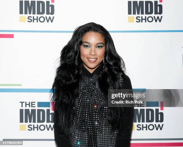 Actress Alexandra Shipp visit’s 'The IMDb Show' on September 27, 2019 in Studio City, California. This episode of 'The IMDb Show' airs on October 14,...