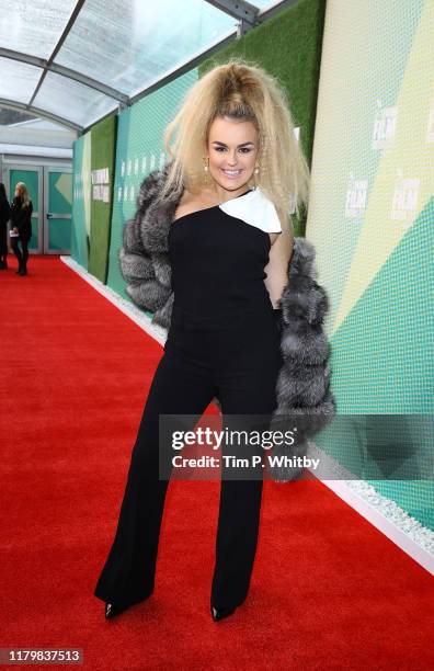 Talia Storm attends the "Portrait Of A Lady On Fire" UK Premiere during the 63rd BFI London Film Festival at the Embankment Gardens Cinema on October...