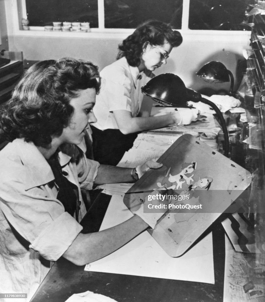 Painting Cels At Disney Studios