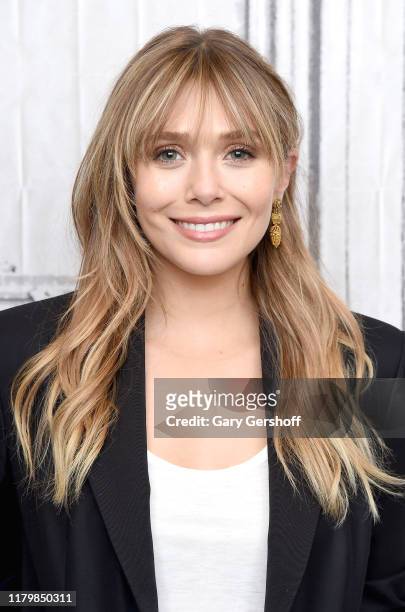 Actress Elizabeth Olsen visits the Build Series to discuss the Facebook Watch Original Series “Sorry for Your Loss-Season 2” at Build Studio on...