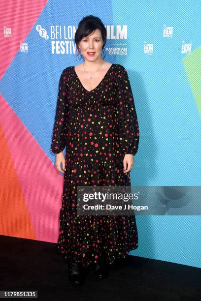 Alice Lowe attends the "Eternal Beauty" World Premiere during the 63rd BFI London Film Festival at the BFI Southbank on October 08, 2019 in London,...