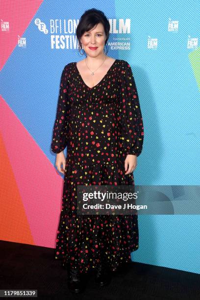 Alice Lowe attends the "Eternal Beauty" World Premiere during the 63rd BFI London Film Festival at the BFI Southbank on October 08, 2019 in London,...