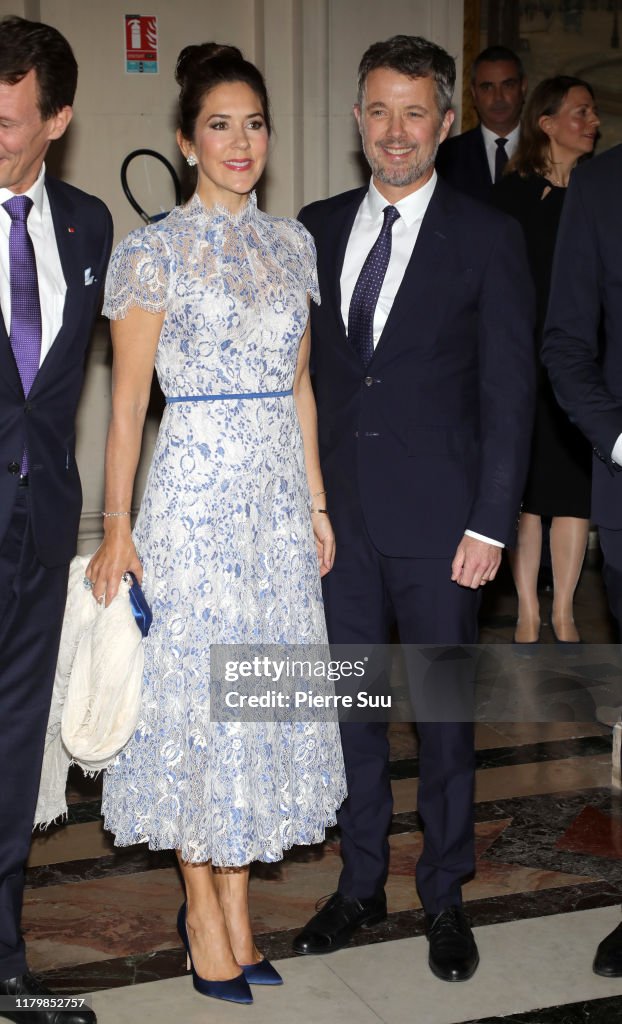 Danish Crown Prince Couple Visit In Paris : Day Two