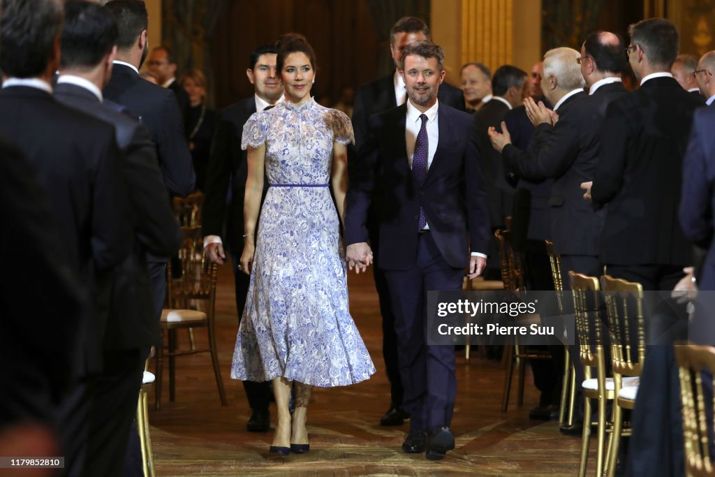 Danish Crown Prince Couple Visit In Paris : Day Two