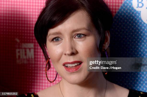 Alice Lowe attends the "Eternal Beauty" World Premiere during the 63rd BFI London Film Festival at the BFI Southbank on October 08, 2019 in London,...