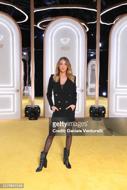 Alice Campello attends the Calzedonia Leg Show 2019 on October 08, 2019 in Verona, Italy.