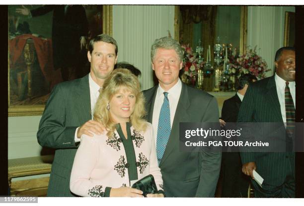 Paul Azinger, Toni Azinger, President Bill Clinton 1994 Presidents Cup - September Robert Trent Jones Golf Club Gainesville, Virginia PGA TOUR...
