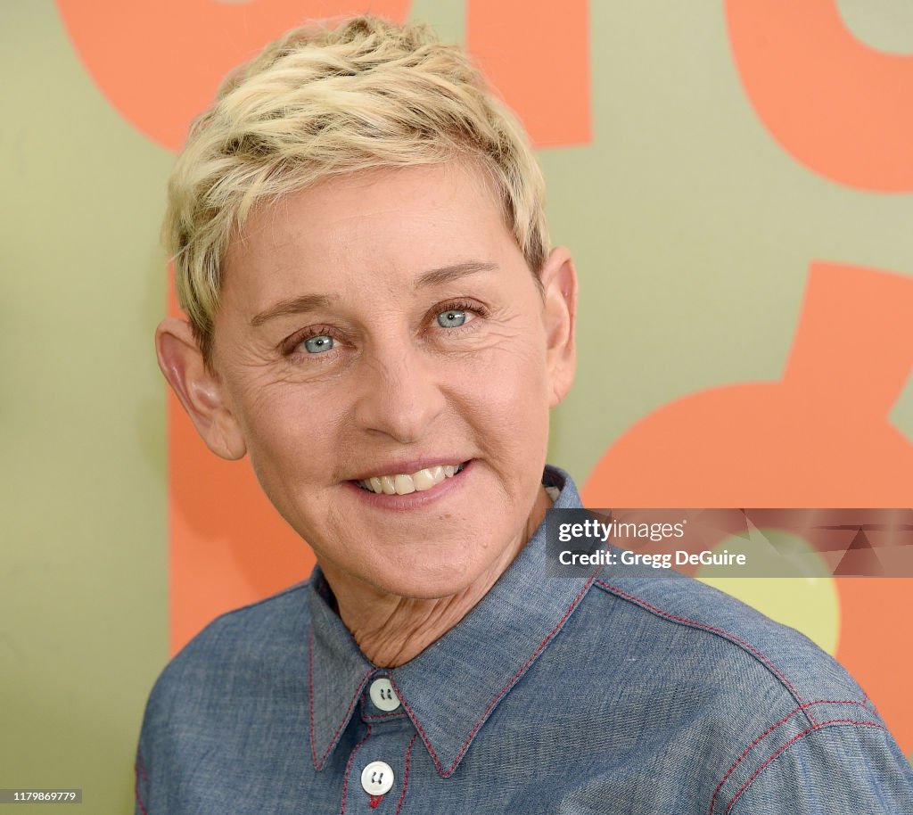 Ellen DeGeneres arrives at the Premiere Of Netflix's "Green Eggs And