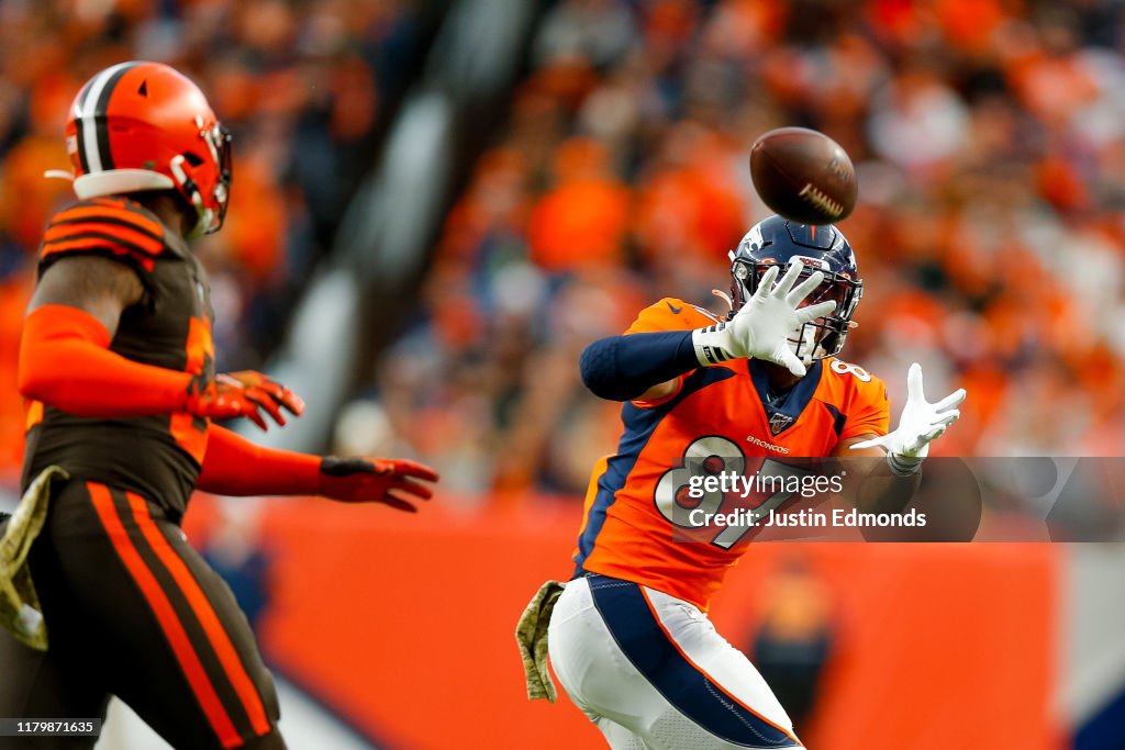 Cleveland Browns v Denver Broncos