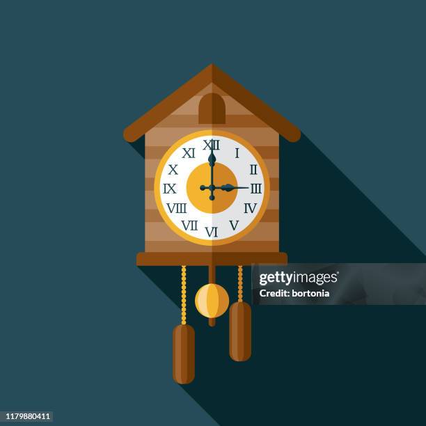 kuckucksuhr-symbol - cuckoo clock stock-grafiken, -clipart, -cartoons und -symbole