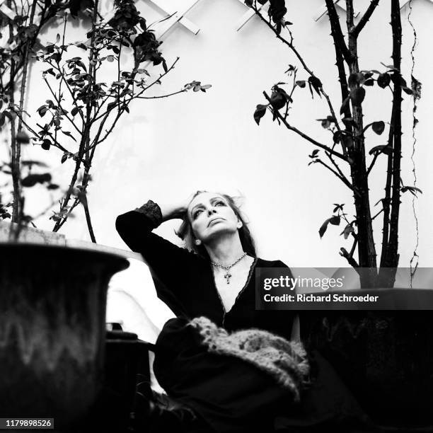 Singer Marie Laforêt poses for a portrait on March 1, 2000 in Paris, France.