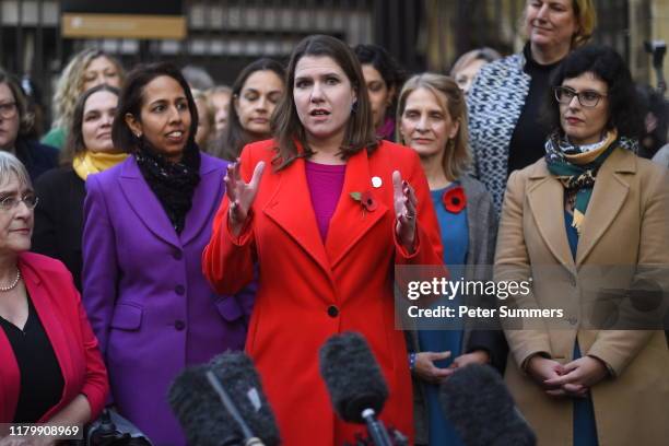 Liberal Democrat Leader Jo Swinson gives a statement saying she must be allowed to take part in TV election debates and will pursue legal avenues if...