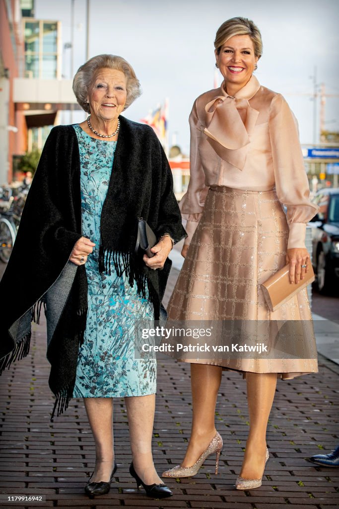 Queen Maxima Of The Netherlands And Princess Beatrix Of The Netherlands Attend Prince Bernhard Culture Foundation Award Ceremony