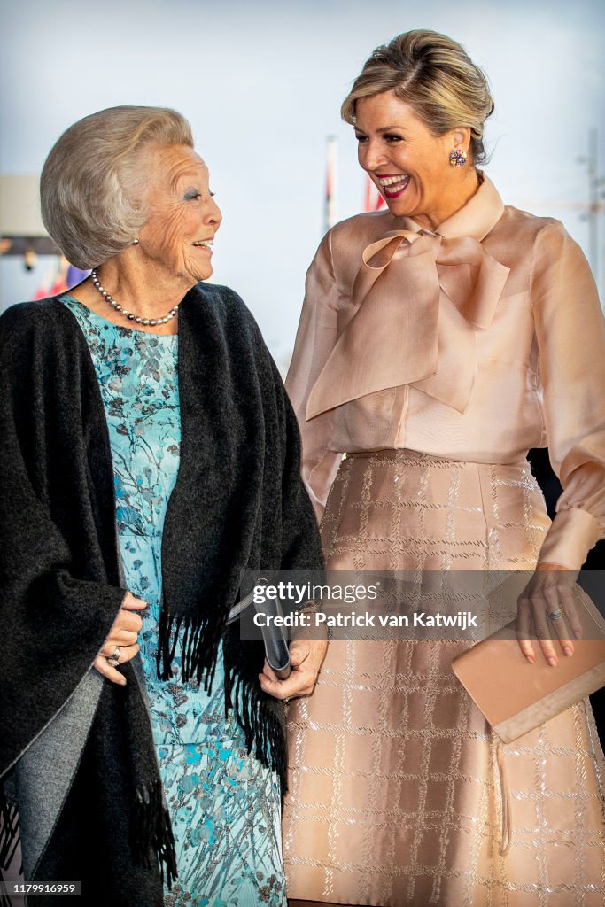 Queen Maxima Of The Netherlands And Princess Beatrix Of The Netherlands Attend Prince Bernhard Culture Foundation Award Ceremony