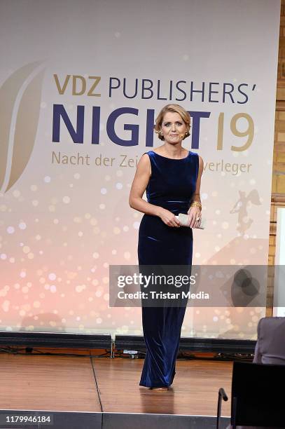 Astrid Frohloff attends the VDZ Publishers Night on November 4, 2019 in Berlin, Germany.