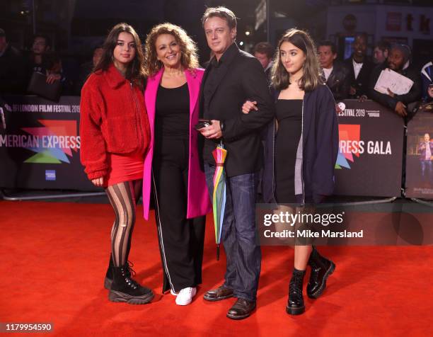 Nadia Sawalha attends the "Knives Out" European Premiere during the 63rd BFI London Film Festival at the Odeon Luxe Leicester Square on October 08,...