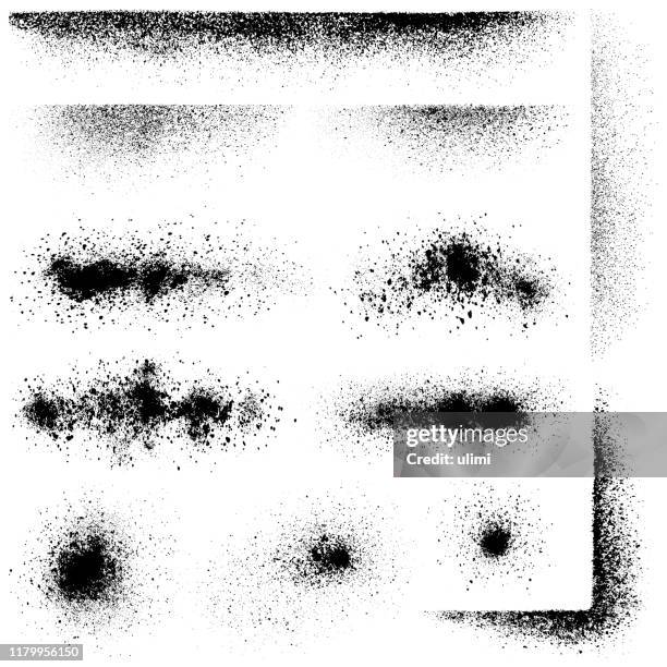 grunge design elements - mud splash white background stock illustrations