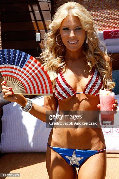 Gretchen Christine Rossi hosts a pool party at Bare pool lounge at The Mirage Hotel and Casino on July 2, 2011 in Las Vegas, Nevada.