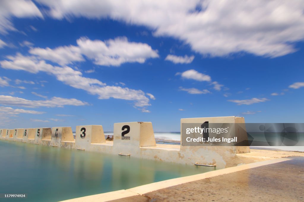 Ocean Pools at the beach in Australia