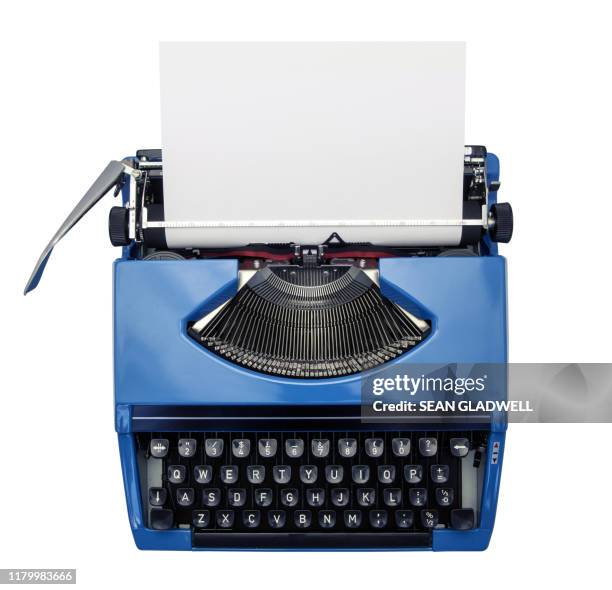 isolated typewriter - typewriter white stock pictures, royalty-free photos & images