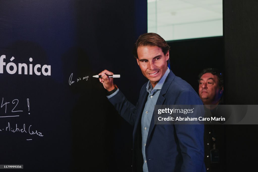 Rafa Nadal Attends '42Madrid Fundacion Telefonica'