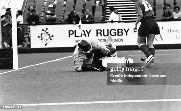 Ireland Vs Australia in the Women's Hockey World Cup in Belfield, .