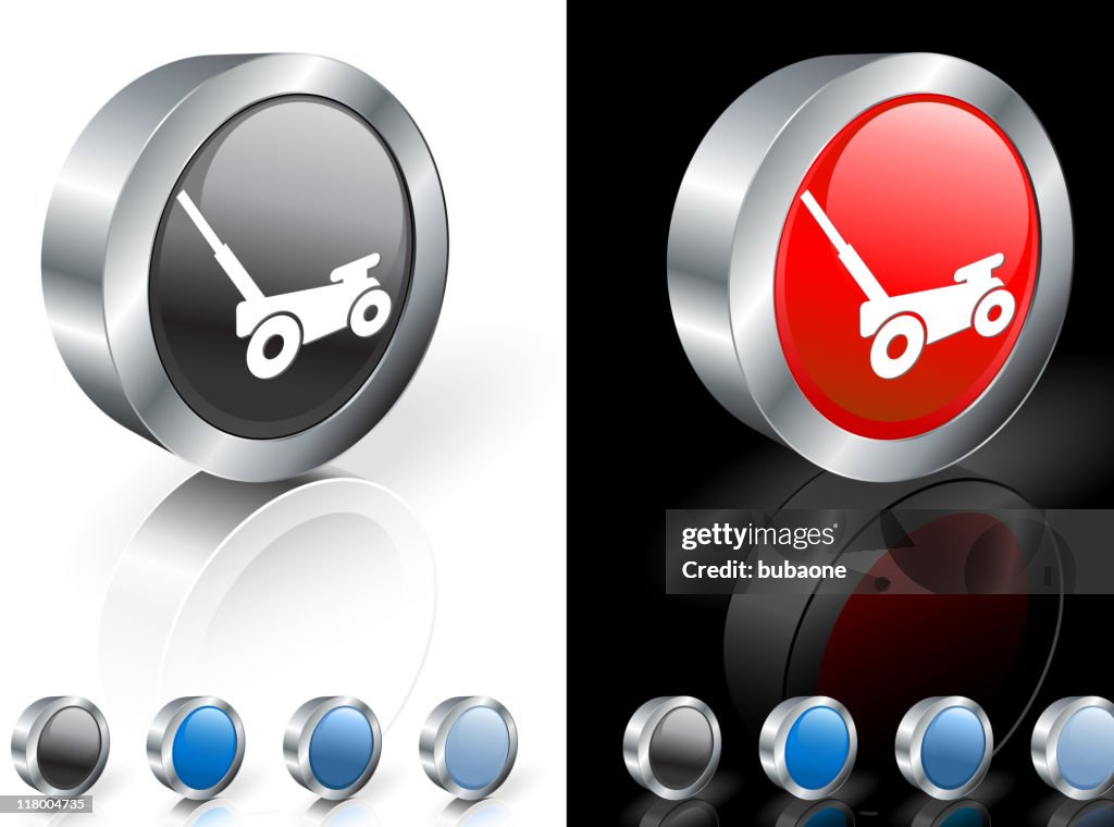 Car jack 3D royalty free vector art