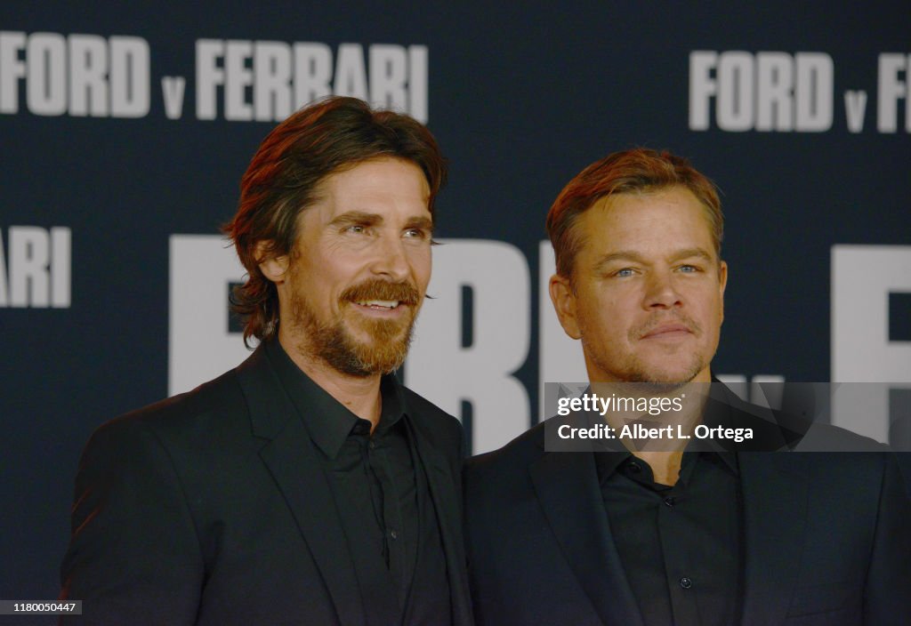 Premiere Of FOX's "Ford V Ferrari" - Arrivals