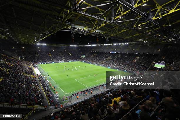General view of the venue during the International Friendly between Germany and Argentina at Signal Iduna Park on October 09, 2019 in Dortmund,...