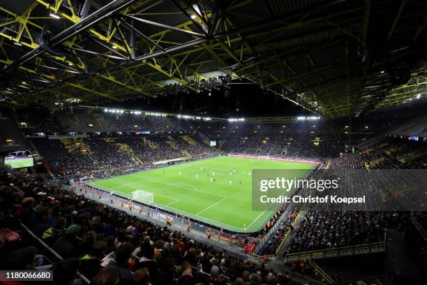 General view of the venue during the International Friendly between Germany and Argentina at Signal Iduna Park on October 09, 2019 in Dortmund,...