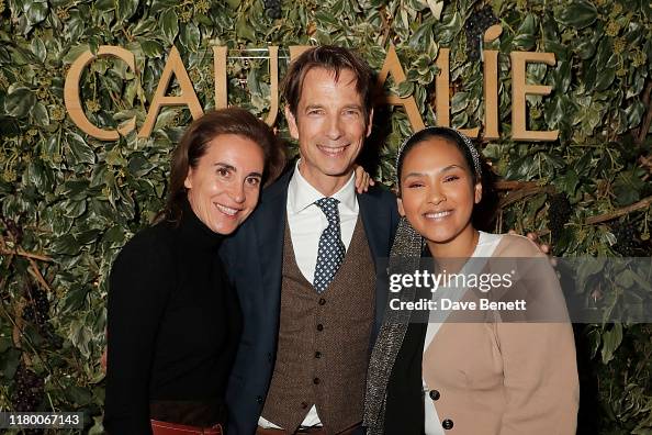 Mathilde Thomas Mathilde Thomas, Bertrand Thomas and Chinutay attend the Caudalie ...