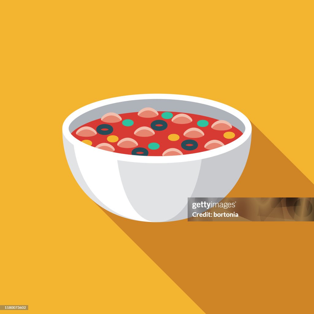 Solyanka russische Lebensmittel-Ikone