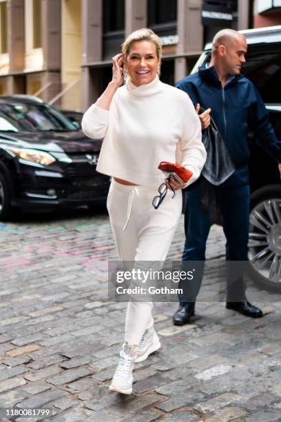 Yolanda Hadid is seen in SoHo on October 09, 2019 in New York City.