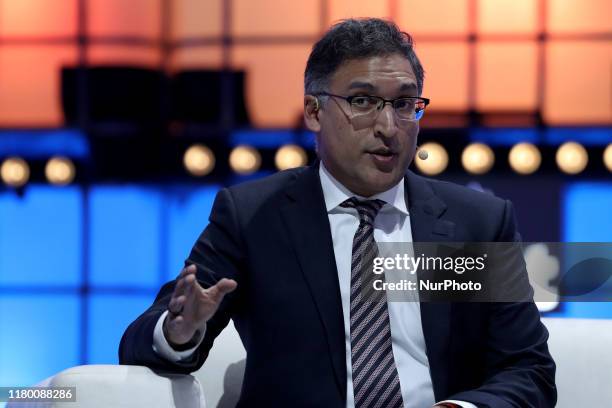 Hogan Lovells Former Solicitor General of the United States Neal Katyal speaks during the annual Web Summit technology conference in Lisbon, Portugal...