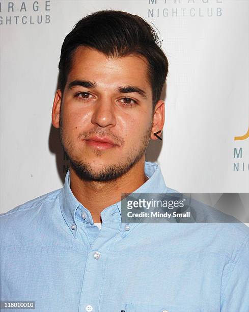 Rob Kardashian hosts Independence Day Weekend Party at Jet at The Mirage Hotel and Casino on July 2, 2011 in Las Vegas, Nevada.