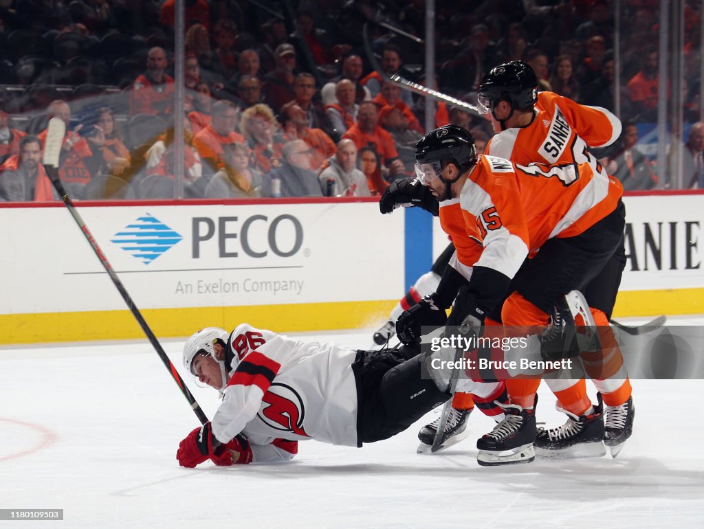 New Jersey Devils v Philadelphia Flyers