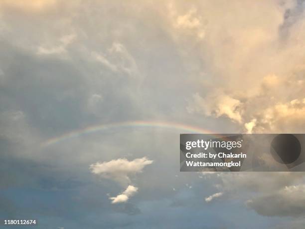 the rainbow bridge, sky and cloud. (background) - zahl 7 stock-fotos und bilder