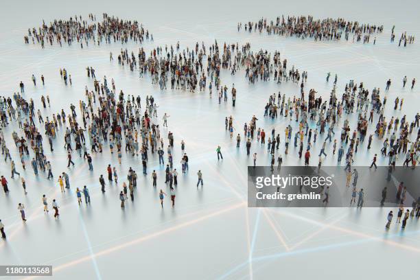 urban crowds of people from above - crowd of people from above stock pictures, royalty-free photos & images