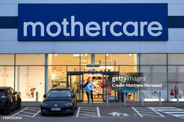 General view of a Mothercare store on November 5, 2019 in Cardiff, Wales. Mothercare has announced plans to put its UK business into administration,...