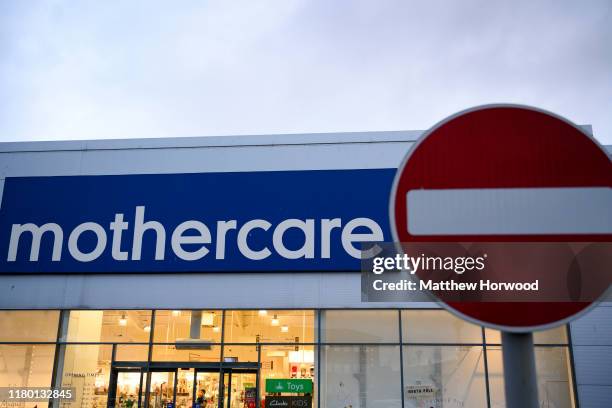 General view of a Mothercare store on November 5, 2019 in Cardiff, Wales. Mothercare has announced plans to put its UK business into administration,...
